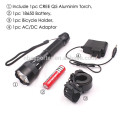 Q5 / 5W-1200 Lumens, High Power LED Tactical Flashlight Torch